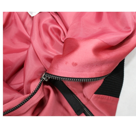 Project Runway Off Shoulder Slate Rose Jacket XS - Picture 7 of 7